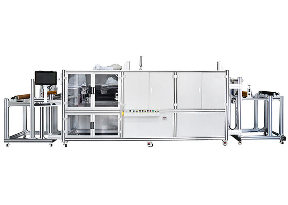 Máquina de pulverização ultrassônica de precisão rolo a rolo com frequência de 20-150kHz e uniformidade de pulverização de 95%