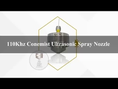 110khz Ciclone Cone em forma de spray ultra-sônico de revestimento de bocal de baixa potência