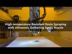 Máquina de pulverização por ultra-som automatizada de material de perovskita a alta temperatura de 500 °C