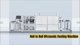 Rolo a rolo de pulverização de precisão da máquina de revestimento ultrassônico